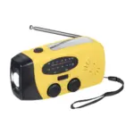 Noodradio Solan | Gerecycled, geel