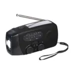 Noodradio Solan | Gerecycled, zwart