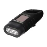 Solarzaklamp Kano | Gerecycled, zwart