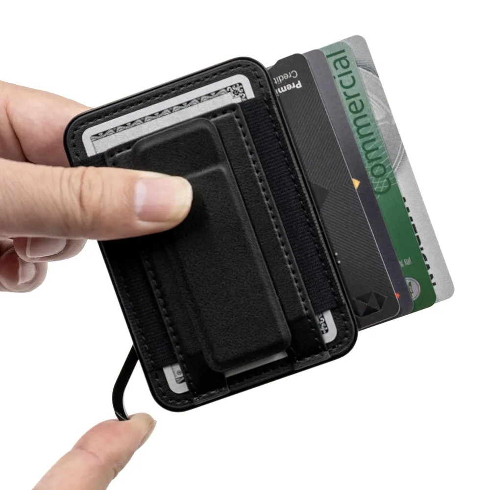 BrandCharger pasjeshouder Wally Stand Pro | Gerecycled productfoto 7 - Hidalgo-werbeartikel BrandCharger pasjeshouder Wally Stand Pro | Gerecycled — productfoto 7