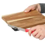 Snijplank Heinz | Gerecycled acaciahout | Met messenslijper — productfoto 5