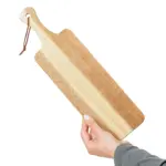 Snijplank Walter | Gerecycled acaciahout | Met handvat — productfoto 5