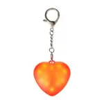 Sleutelhanger met lampje Gleamo | Hartvorm — productfoto 5