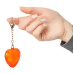 Sleutelhanger met lampje Gleamo | Hartvorm — productfoto 7