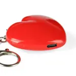 Sleutelhanger met lampje Gleamo | Hartvorm — productfoto 8
