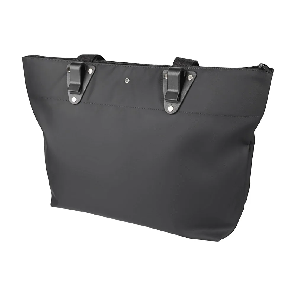 Opvouwbare boodschappentas Velora | 15 l zwart - Hidalgo-werbeartikel Opvouwbare boodschappentas Velora | 15 l, zwart