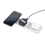 Draadloze oplader Trigo | Gerecycled | 3-in-1 — productfoto 10