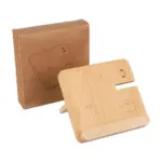 Draadloze oplader Tribu | Gerecycled bamboe | 3-in-1 — productfoto 6