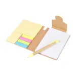 Notitieboek Quillo | Gerecycled karton | A6 | Blanco, geel