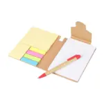 Notitieboek Quillo | Gerecycled karton | A6 | Blanco, rood
