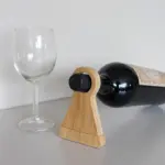 Wijnflessenhouder Vincio | Gerecycled bamboe — productfoto 12