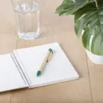Balpen Kartoni | Papieren behuizing | Houten clip — productfoto 6