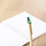 Balpen Kartoni | Papieren behuizing | Houten clip — productfoto 7