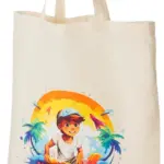 Katoenen tas Maila | Katoen 110 gm² | Korte hengsels - Katoenendraagtassen Katoenen tas Maila | Katoen 110 g/m² | Korte hengsels