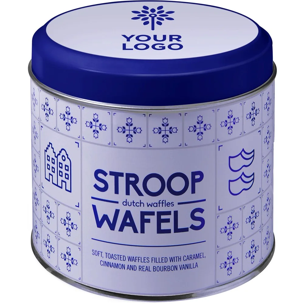 Blik inclusief stroopwafels William productfoto 6 - Hidalgo-werbeartikel Blik inclusief stroopwafels William — productfoto 6
