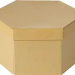 Kunstset Kenji | Kartonnen zeshoekige doos | 54 st