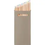 Potlodenset Nina | Hout | 12 st