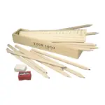 Tekenstift-set Carmelita | Houten doos — productfoto 6