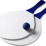 Strandspelset Fabien | Hout | 2 batjes en bal, blauw