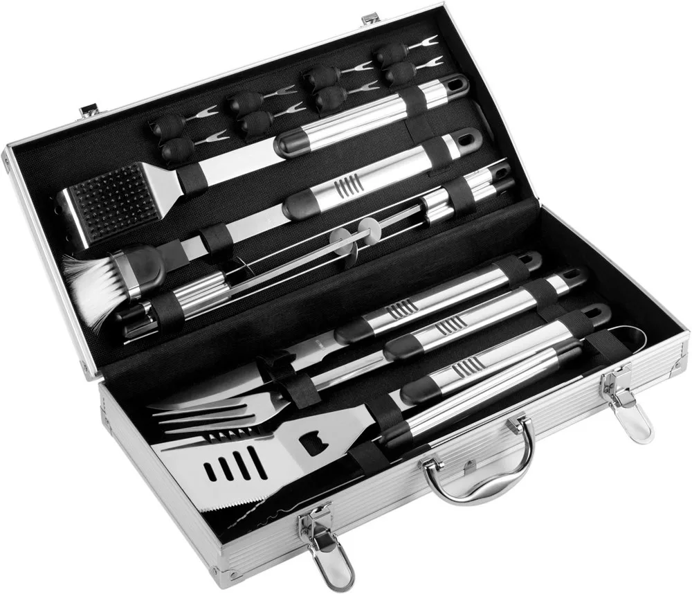 Barbecueset Dawn | Rvs | Koffer productfoto 3 - Hidalgo Barbecueset Dawn | Rvs | Koffer — productfoto 3