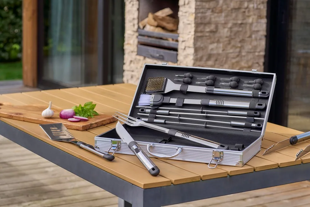 Barbecueset Dawn | Rvs | Koffer productfoto 5 - Hidalgo Barbecueset Dawn | Rvs | Koffer — productfoto 5