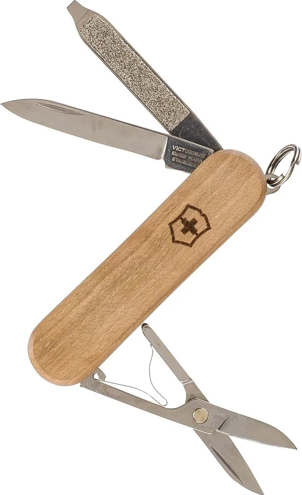Victorinox zakmes Classic SD Wood | 5 functies productfoto 2 - Hidalgo Victorinox zakmes Classic SD Wood | 5 functies — productfoto 2