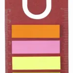 Bladwijzer Clay, rood