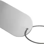 Kofferlabel Isa | Aluminium — productfoto 2