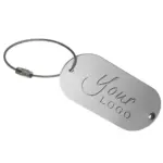 Kofferlabel Isa | Aluminium — productfoto 4