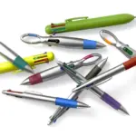 Balpen Marvin | Kunststof | 4 inktkleuren — productfoto 4