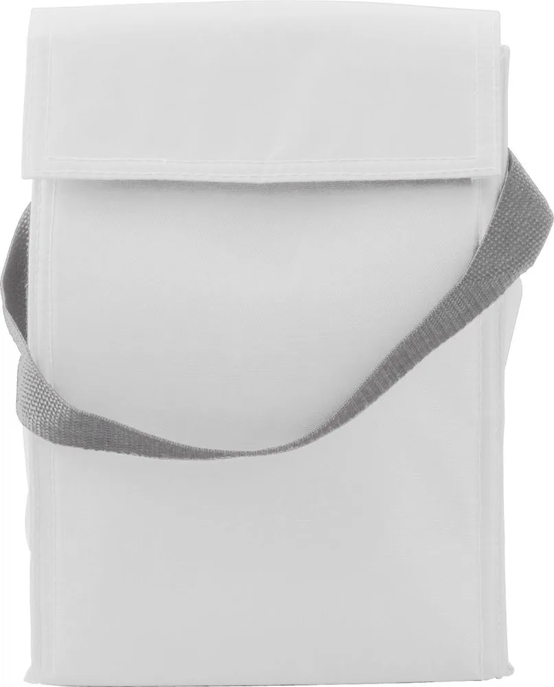 Koeltas Sarah | Polyester 420D | Klittenband klap wit - Hidalgo-werbeartikel Koeltas Sarah | Polyester 420D | Klittenband klap, wit