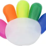 Markeerstift Sierra | 5 kleuren | Handvorm - Hidalgo-werbeartikel Markeerstift Sierra | 5 kleuren | Handvorm