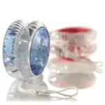 Kunststoff-Jojo Esmeralda bedrucken LED-Licht Transparent — Produktfoto 4