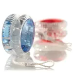 Kunststoff-Jojo Esmeralda bedrucken LED-Licht Transparent — Produktfoto 12