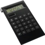 Rekenmachine Murphy | 8 cijfers, zwart