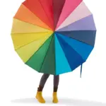 Regenboogparaplu Haya | 190T — productfoto 3