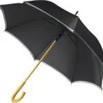 Printed Carice 190T Polyester Umbrella Automatic Wood 105cm — product photo 6