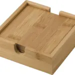 Onderzettersset Archer | Bamboe | 4 stuks