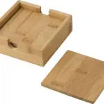 Onderzettersset Archer | Bamboe | 4 stuks — productfoto 3