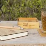 Onderzettersset Archer | Bamboe | 4 stuks — productfoto 4