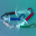 LED-Taschenlampe Tracy bedrucken Aluminium Karabiner Klein — Produktfoto 9