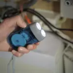 Dynamo-Taschenlampe Tristan bedrucken batterielos ABS klein — Produktfoto 4