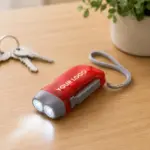 Dynamo-Taschenlampe Tristan bedrucken batterielos ABS klein — Produktfoto 14