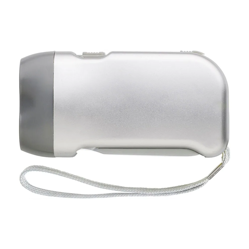 Dynamo-Taschenlampe Tristan bedrucken batterielos ABS klein — Produktfoto 10