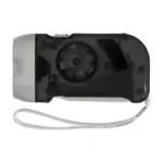 Dynamo-Taschenlampe Tristan bedrucken batterielos ABS klein