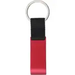 Sleutelhanger Lionel | Aluminium | Flesopener | Winkelwagenpenning, rood