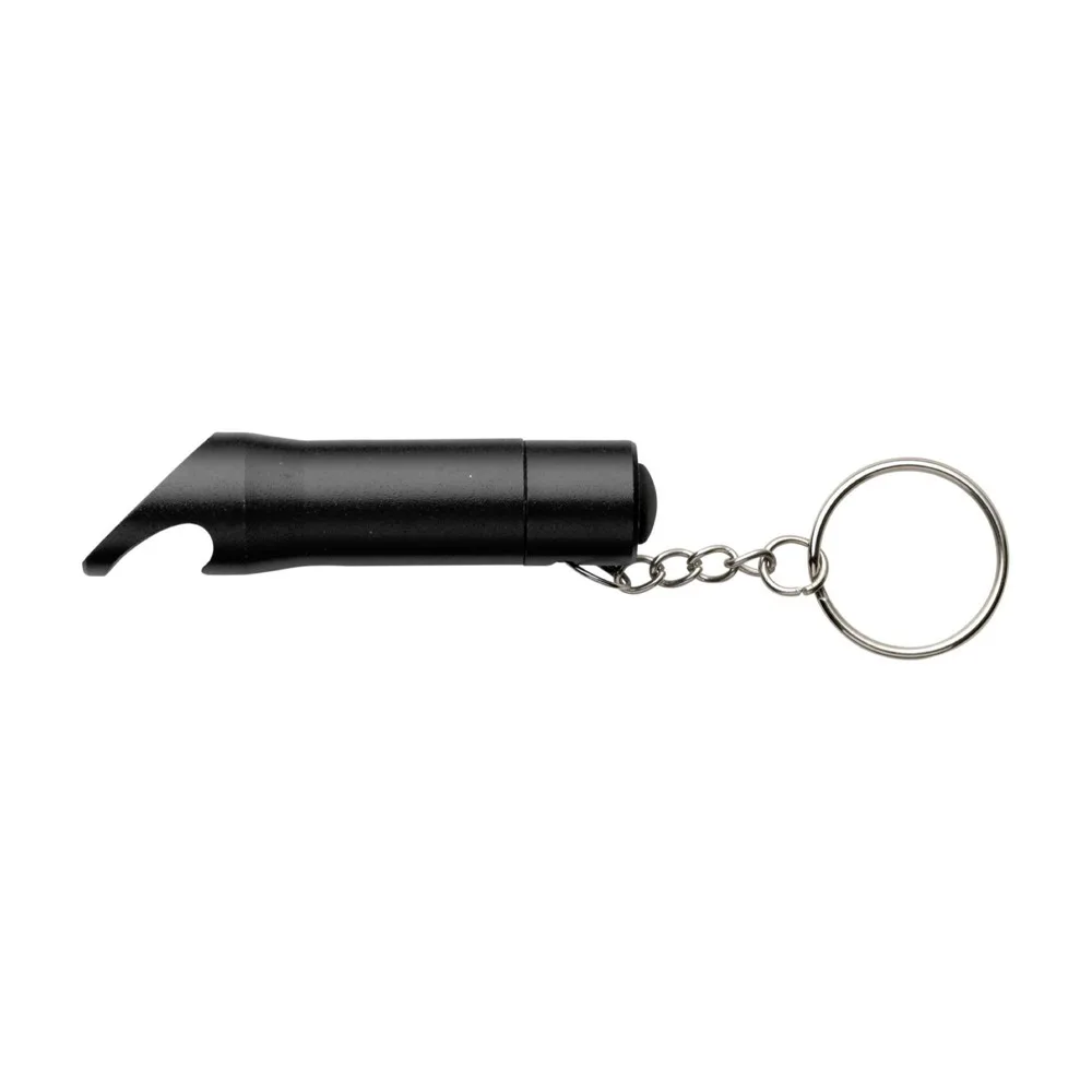 Sleutelhanger met flesopener Carla, zwart