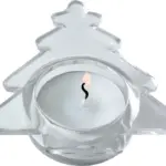 Waxinelichthouder Casey | Glas | Kerstboom — productfoto 3