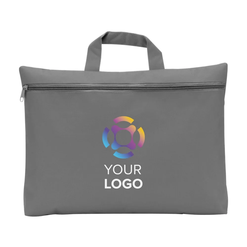 Document Bag Elfrieda Printed 600D Polyester Zipper A4 — product photo 6