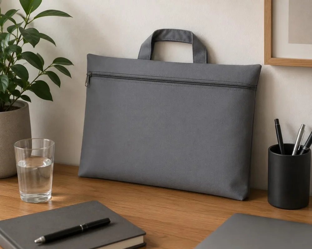 Document Bag Elfrieda Printed 600D Polyester Zipper A4 — product photo 7